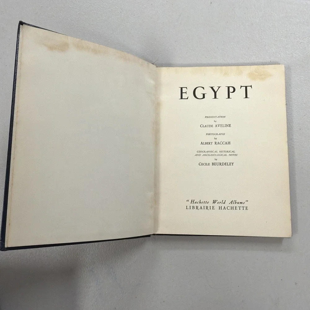 vintage copy of Egypt, part of the